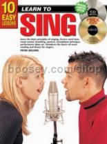 10 Easy Lessons Sing Book & CD & Free DVD 