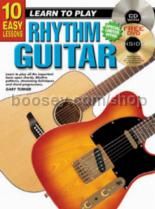10 Easy Lessons Rhythm Guitar Book & CD + Free DVD 