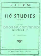 110 Studies, Opus 20: Vol. 1 - double bass