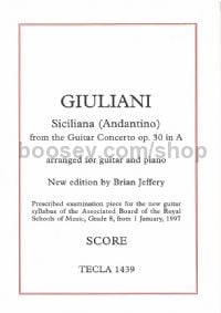 Siciliana (andantino) from Concerto Op. 30