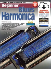 Progressive Beginner Blues Harmonica (Book & CD)