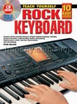 10 Easy Lessons Rock Keyboard (Book & CD) 