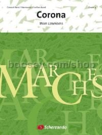 Corona for double bass & concert band (score & parts)