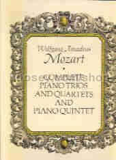 Complete Piano Trios & Quartets & Quintets (Dover Full Scores)