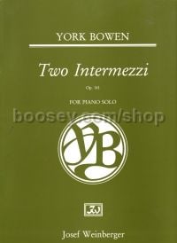 Intermezzi (2) for piano