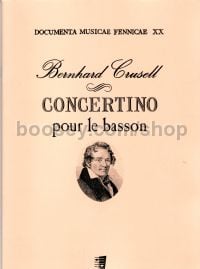 Concertino pour le basson - bassoon & piano reduction