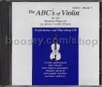 Abc's Of Violin 1 Performance & Playalong CD 