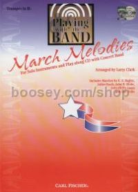Playing With The Band March Melodies Trumpet (Book & CD) 
