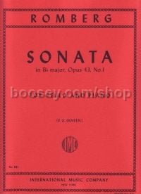 Sonata Bbmaj Op. 43 Vc & piano