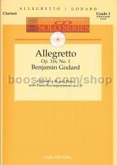 ALLEGRETTO Op. 116 No.1 Clarinet CD Solo ser