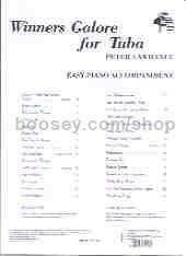 Winners Galore for Tuba (Piano Accompaniment)