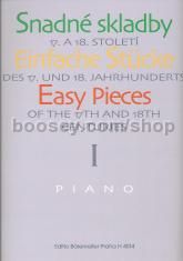 Easy Pieces of 17th & 18th Centuries 1 for Piano