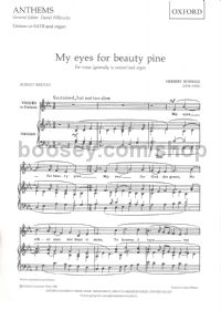 My Eyes For Beauty Pine Uor SATB & Organ