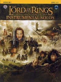 Lord Of The Rings Trilogy - Solos for F Horn (Book & CD)
