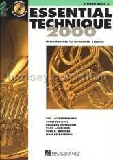 Essential Technique 2000 Book 3 F Horn (Book & CD)