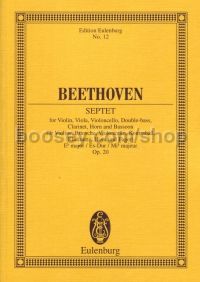 Septet in Eb Major, Op.20 (Mixed Septet) (Study Score)