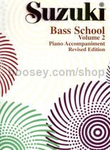 Suzuki Bass School Vol. 2 Piano Accompaniment (Revised Edition)
