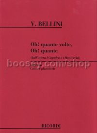Oh! quante Volte, oh! quante from "I Capuleti e i Montecchi" (Soprano & Piano)