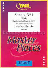 Sonata No.1 in F major (arr. euphonium & piano) (treble clef)