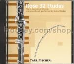 Rose Etudes (32) Piano Accompaniments CD 