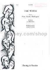 The Witch (from Five Czech Madrigals) SATB