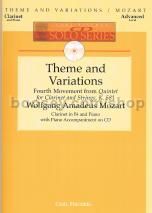 Theme & Variations cl/Piano cd Solo Series