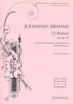 Walzer (12) Op. 39 Wind Quintet/Double Bass 