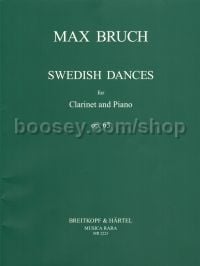 Swedish Dances Op. 63 Clarinet & Piano
