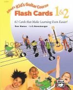 kid's guitar course flash cards 1 & 2             