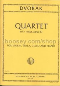 Piano Quartet Op. 87 Strings & Piano Parts