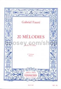 20 Mélodies Vol. 2 (Mezzo)