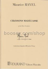 Chansons madecasses - baritone & piano