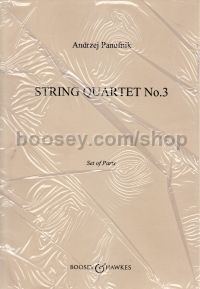 String Quartet No.3 (Parts)