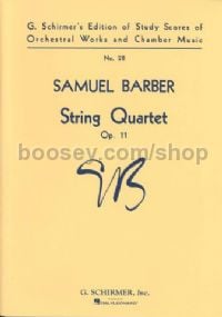 String Quartet Op. 11 Score