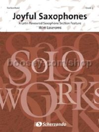 Joyful Saxophones - saxophone section (score)