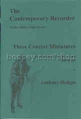 Three Concert Miniatures for recorder & piano