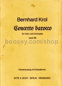 Concerto Barocco Op. 86 (Horn & Piano)