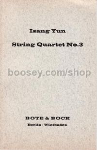 String Quartet III (1959) (Study Score)