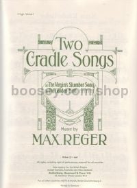 Two Cradle Songs Op. 76/52 (High Voice, Piano)
