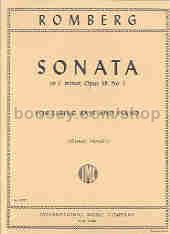 Sonata in E minor Op 38 No.1 for double bass
