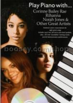 Play Piano with . . . Corinne Bailey Rae, Rihanna, Norah Jones & Other Great Artists (Book & CD)