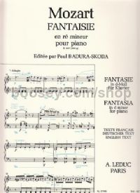 Fantasia In Dmin Piano