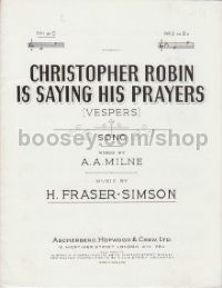 Christopher Robin Is Saying His Prayers (Music Vault Archive Edition)