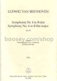 Symphony No.4 in BFlat Op. 60 Viola Part