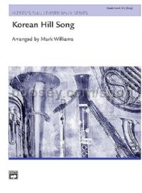 Korean Hill Song for concert band (score & parts)