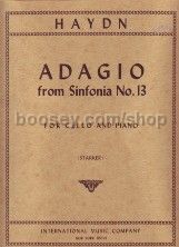 Adagio From Symphony No.13 Cello & Piano