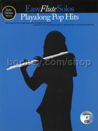 Solo Debut Pop Hits Easy Playalong Flute (Book & CD)
