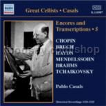 Casals Encores&Transcription vol.5 (Audio CD) 
