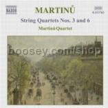 String Quartets Nos. 3 and 6/Duo for Violin & Cello/Three Madrigals (Naxos Audio CD)