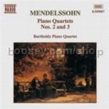 Piano Quartets Nos. 2 and 3 (Naxos Audio CD)